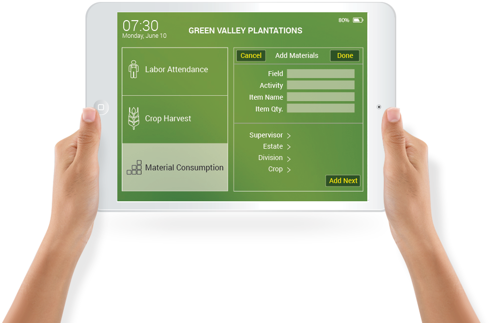 agriculture erp device integration